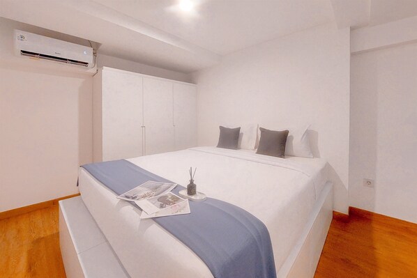 1 habitación y ropa de cama