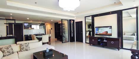 Leilighet – deluxe (twin) | Oppholdsområde