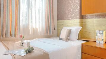 Deluxe Apartment (twin) | 2 bedrooms, free WiFi, bed sheets