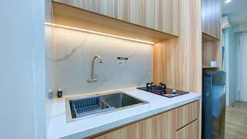 Studio Deluks (queenbed) | Dapur pribadi