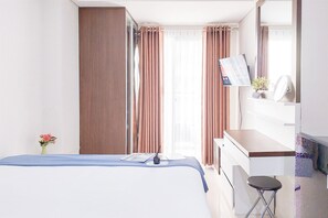 Deluxe-Studio (queenbed) | Bügeleisen/Bügelbrett, kostenloses WLAN, Bettwäsche