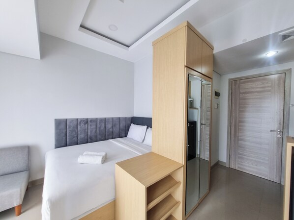 Deluxe studio (queenbed) | Gratis wifi, beddengoed