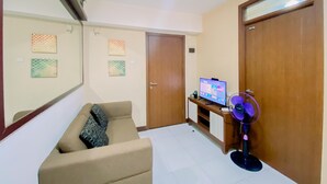 Deluxe Apartment (twin) | Living area - Homey and Comfort Stay 2BR Cinere Resort Apartment (Depok)