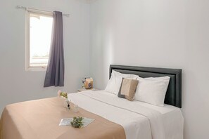 Apartemen Deluks (queenbed) | 2 kamar tidur dan seprai linen