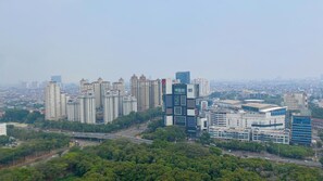 Deluxe appartement (queenbed) | Uitzicht vanuit de kamer