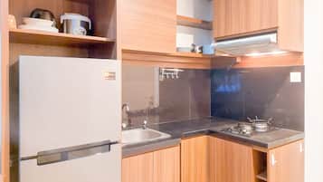 Apartemen Deluks (queenbed) | Dapur pribadi