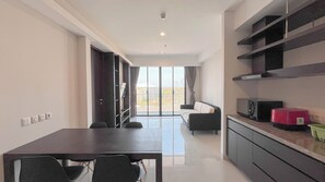 Appartement Deluxe (twin) | Coin séjour