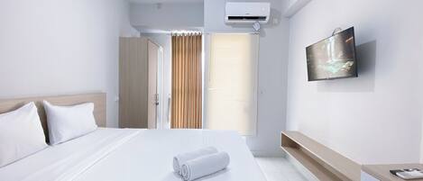 Estudio Deluxe (queenbed) | Wifi gratis y ropa de cama