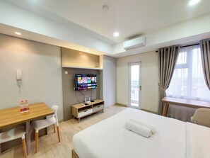 Studio Deluxe (queenbed) | Gratis wi-fi och sängkläder