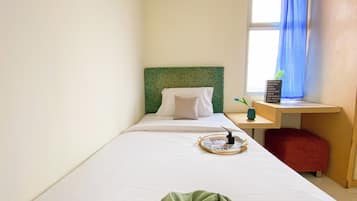 Apartemen Deluks (twin) | 2 kamar tidur dan seprai linen