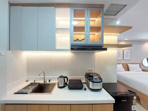 Studio Deluxe (queenbed) | Cuisine privée