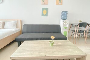 Free WiFi, bed sheets - Cozy and Best Deal Studio at Grand Kamala Lagoon Apartment (Bekasi)