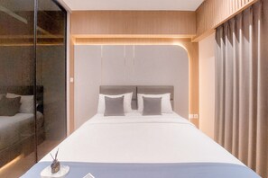 Deluxe-Apartment (queenbed) | 3 Schlafzimmer, kostenloses WLAN, Bettwäsche