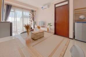 Deluxe-huoneisto (queenbed) | Oleskelualue