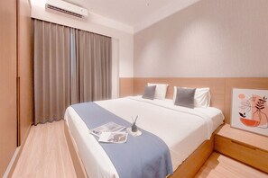 Deluxe-Apartment (kingbed) | 3 Schlafzimmer, kostenloses WLAN, Bettwäsche