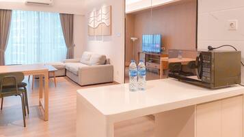 Departamento Deluxe (kingbed) | Área de sala de estar