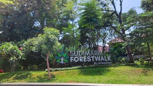 A sign for 'Sudimara Forestwalk' by Urtantown. - Good and Homey Studio Apartment at Sudimara Forestwalk (South Tangerang)