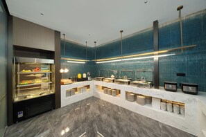 Café da manhã com buffet todos os dias (CNY 58 por pessoa)