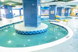 Indoor pool, a heated pool