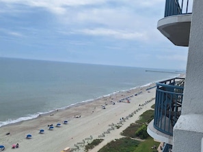 Vlak bij het strand