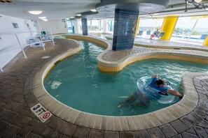 Indoor pool, a heated pool