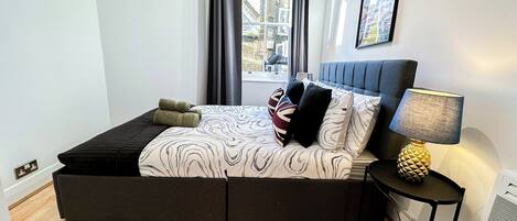 1 bedroom, iron/ironing board, travel crib, free WiFi