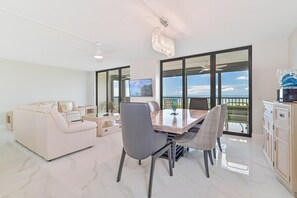Dining - 10th Floor condo with Gulf view! ~ Steps to Vanderbilt Beach (Naples)
