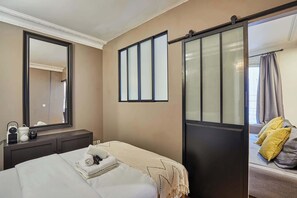 1 soverom, strykejern/-brett, wi-fi og sengetøy