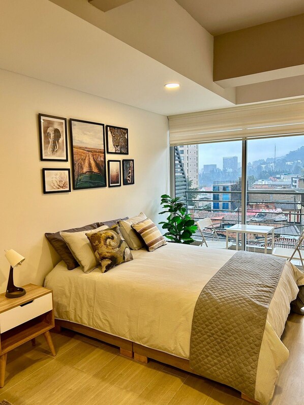 Standard Apartment | Iron/ironing board, free WiFi, bed sheets - Loft en Centro Internacional 314 (Bogotá)