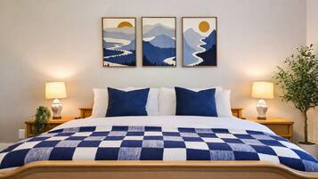 2 chambres, fer et planche à repasser, Wi-Fi gratuit, draps fournis