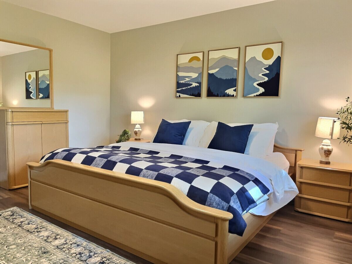 2 habitaciones, tabla de planchar con plancha y wifi gratis 