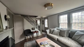 TV connectée, cheminée