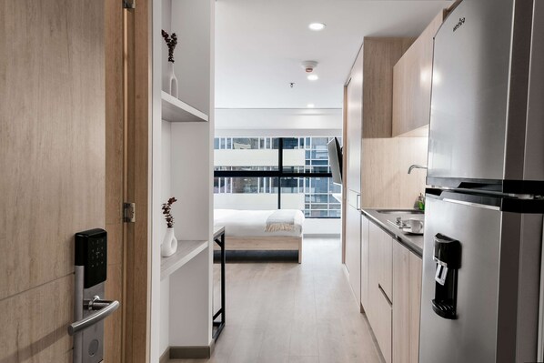 Leilighet | 1 soverom og internett