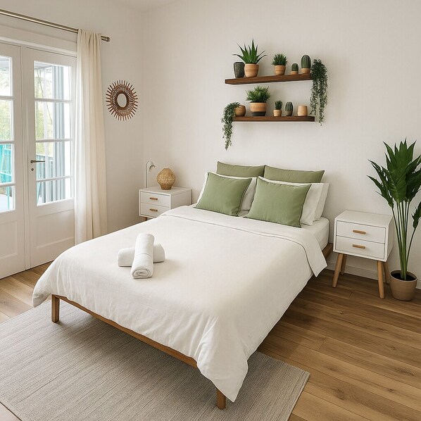 1 habitación, wifi gratis y ropa de cama