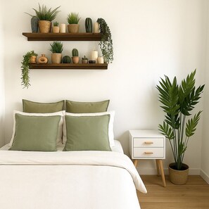 1 habitación, wifi gratis y ropa de cama