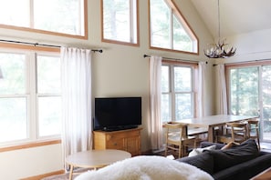 Smart-TV, Kamin, Videospiele, DVD-Player