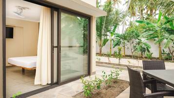 Double Room, Garden View | Terrace/patio