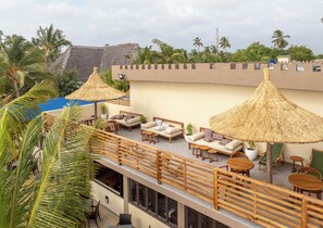Rooftop terrace - Blackstone Beach Resort  (Uroa)