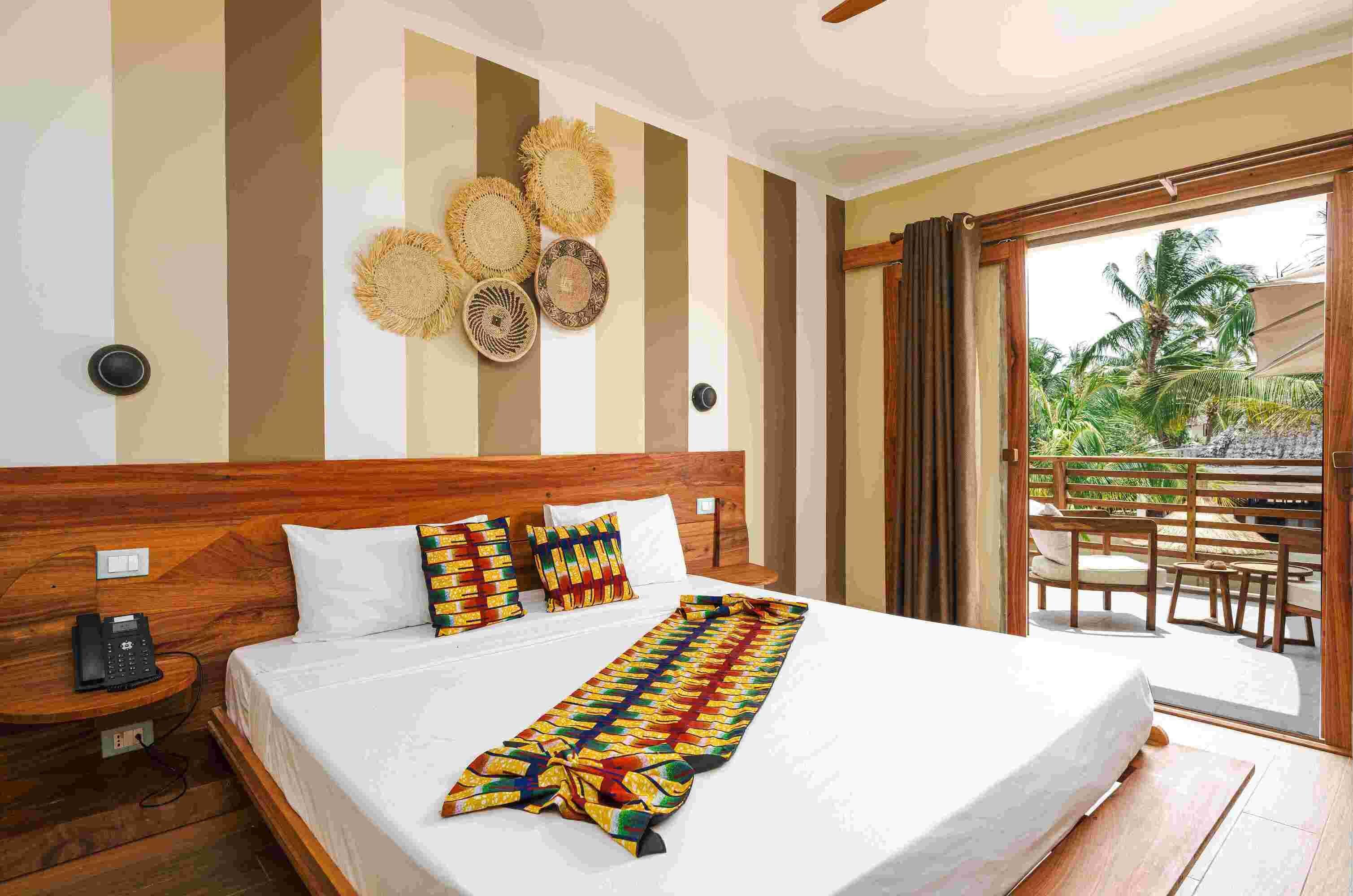 Down duvets, in-room safe, blackout curtains, bed sheets