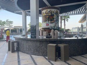 Outdoor pool, open 6:00 AM to 11:30 PM, free pool cabanas - Hyatt Creek Residences 1 Bedroom  (Dubai)