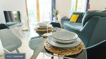 Economy Apartment, City View | Living area