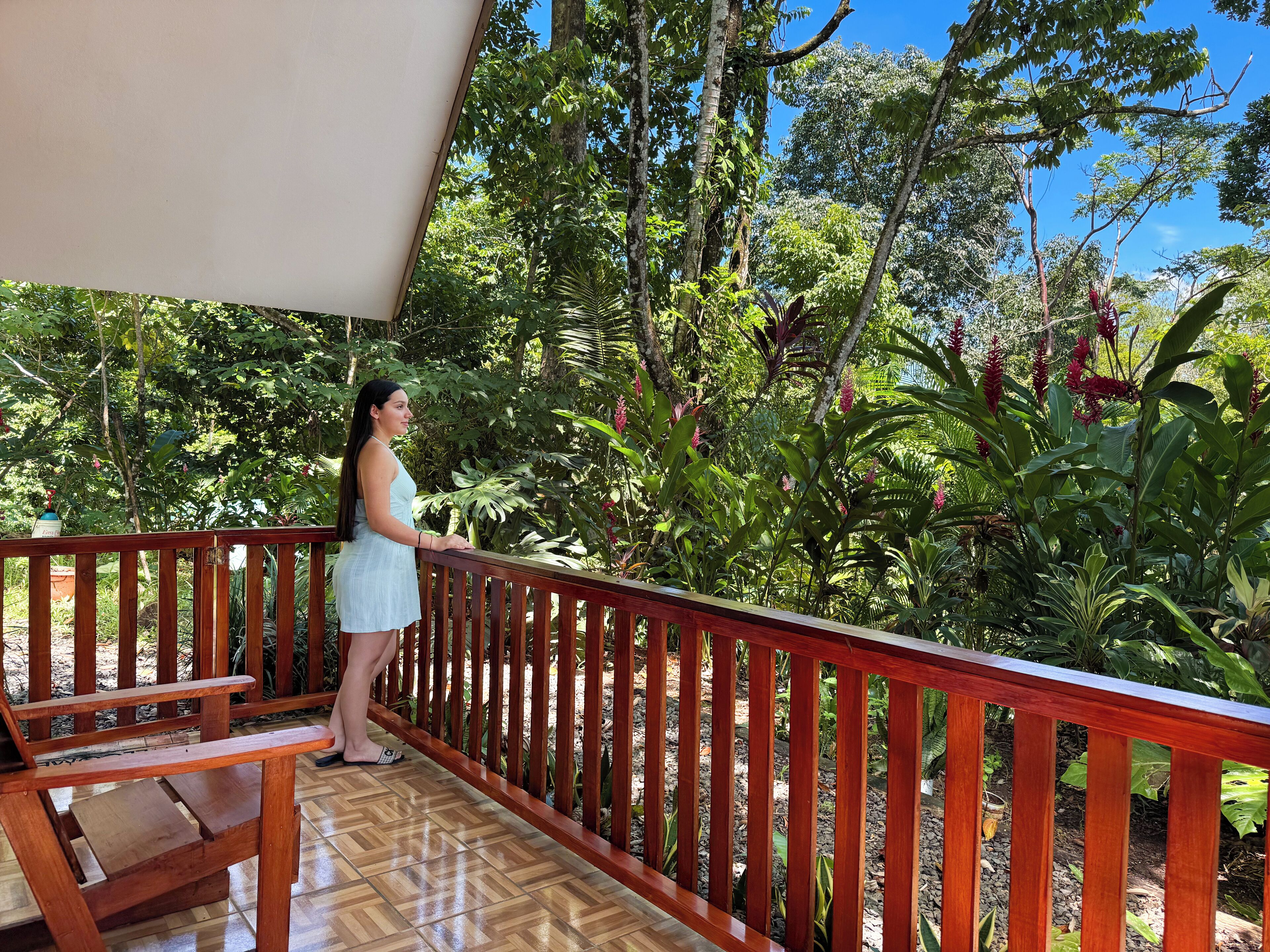 Chalet Keluarga, pemandangan kebun | Teras/patio