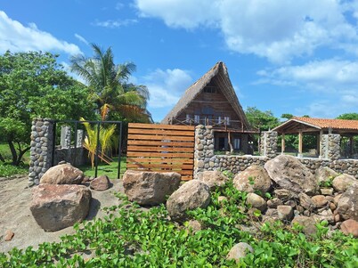 Oceanfront Surf House w/Pool on One-Acre Gated Property