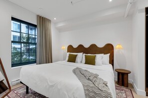 프리미엄 아파트 | 고급 침구, 메모리폼 침대, 객실 내 금고, 각각 다른 스타일의 인테리어