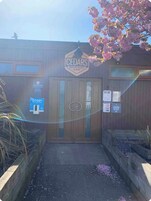 Chalé | Detalhe da fachada