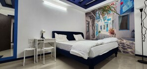 2 bedrooms, desk, iron/ironing board, travel cot - Tranquil 2BHK Furnished Apartment Jodhpur Peaceful Retreat Away from CityTraffic (Jodhpur)