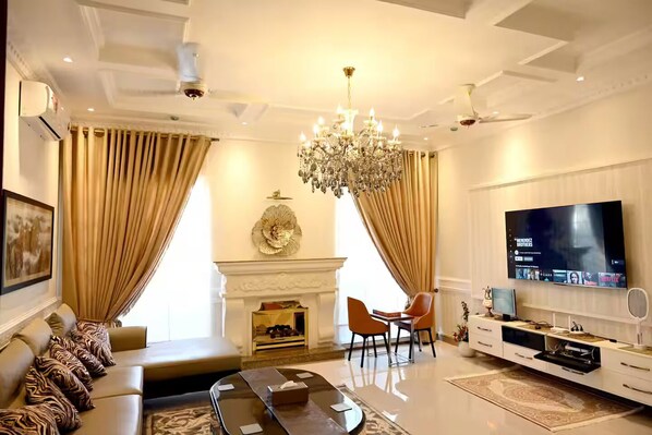 Smart TV, video games, books, video library