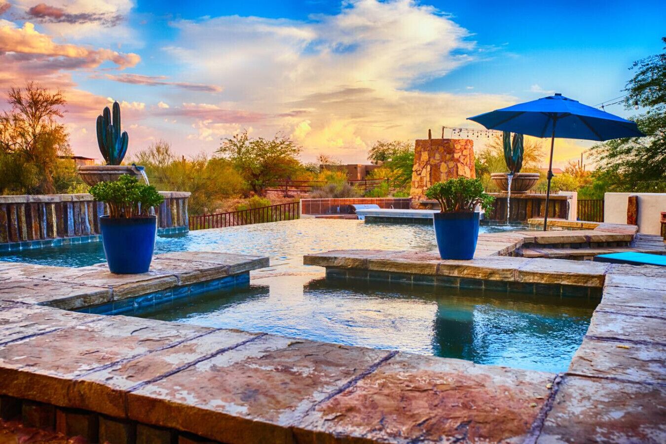 屋外プール、温水プール