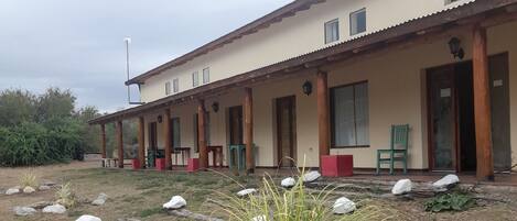 Overnatningsstedets facade