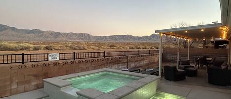 Una piscina climatizada